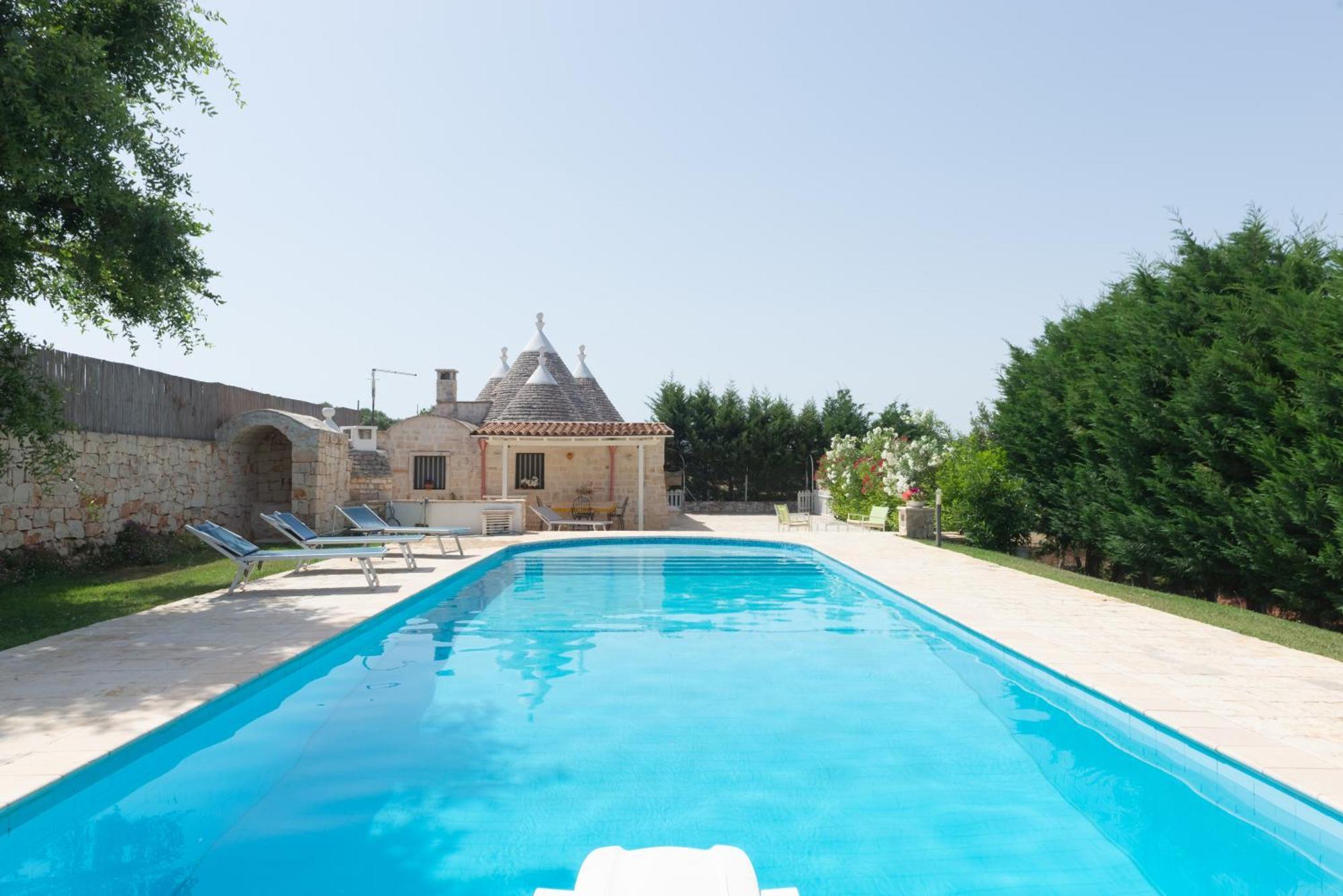 Trullo Filippo With Exclusive Pool Villa Cisternino Exterior foto